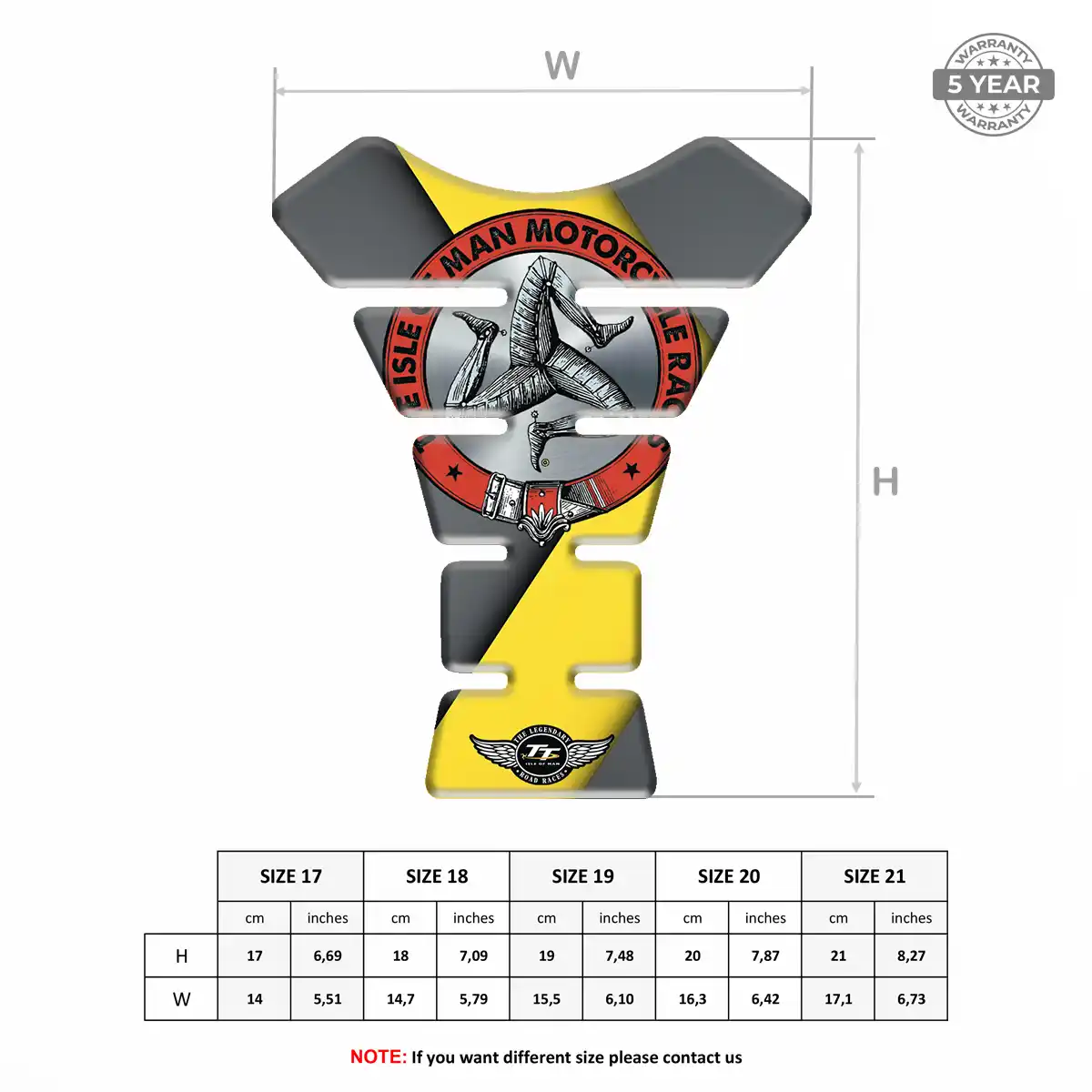Isle of MAN Tank Scratch Protector Signature Grade