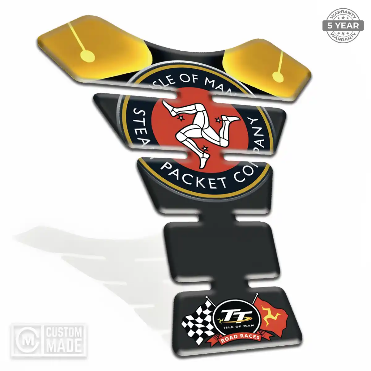 Isle of MAN Tank Sticker Elite Finish