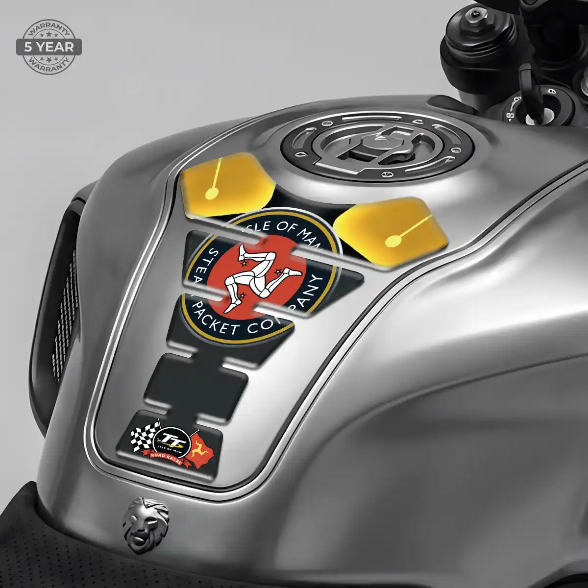 Isle of MAN Tank Sticker Elite Finish