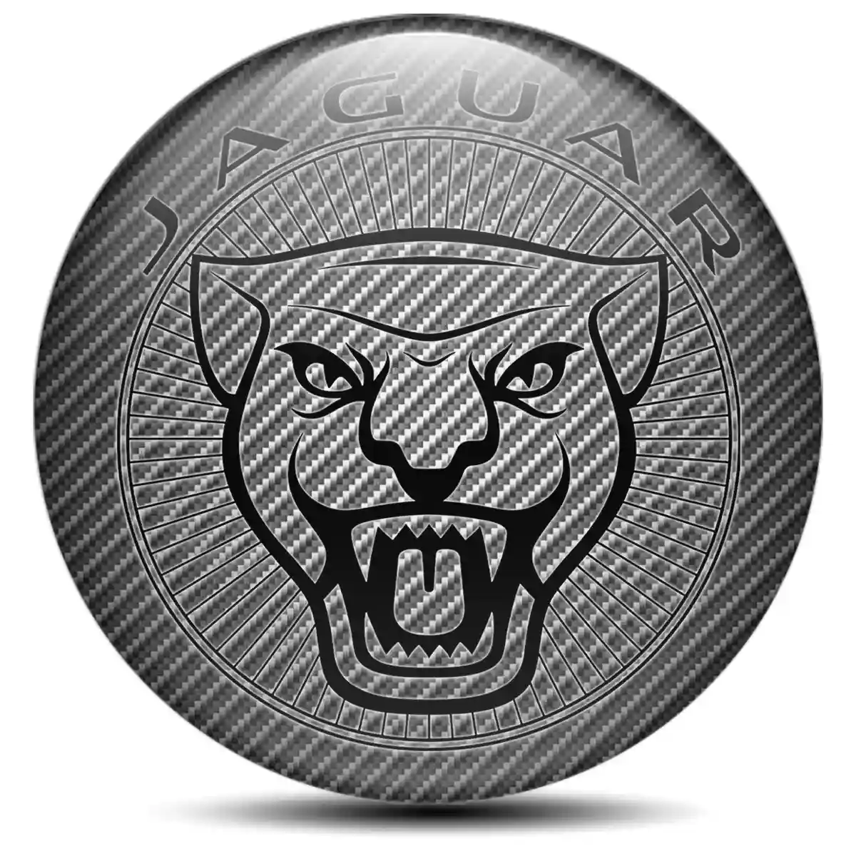 Jaguar Badge Emblems Center Cap Stylish Design