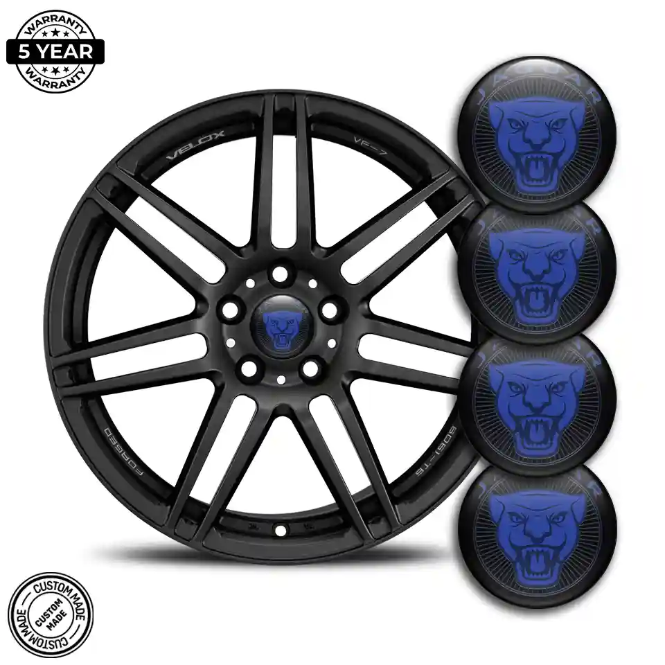 Jaguar Domed Sticker Self-Adhesive Premium Quality