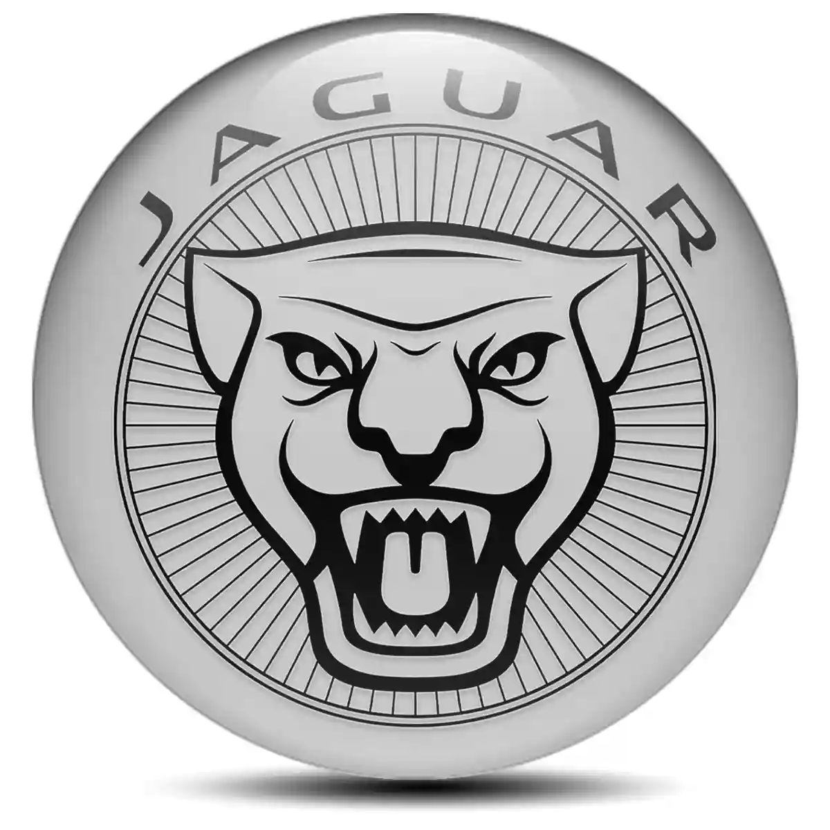 Jaguar Domed Sticker Self-Adhesive Stylish Design