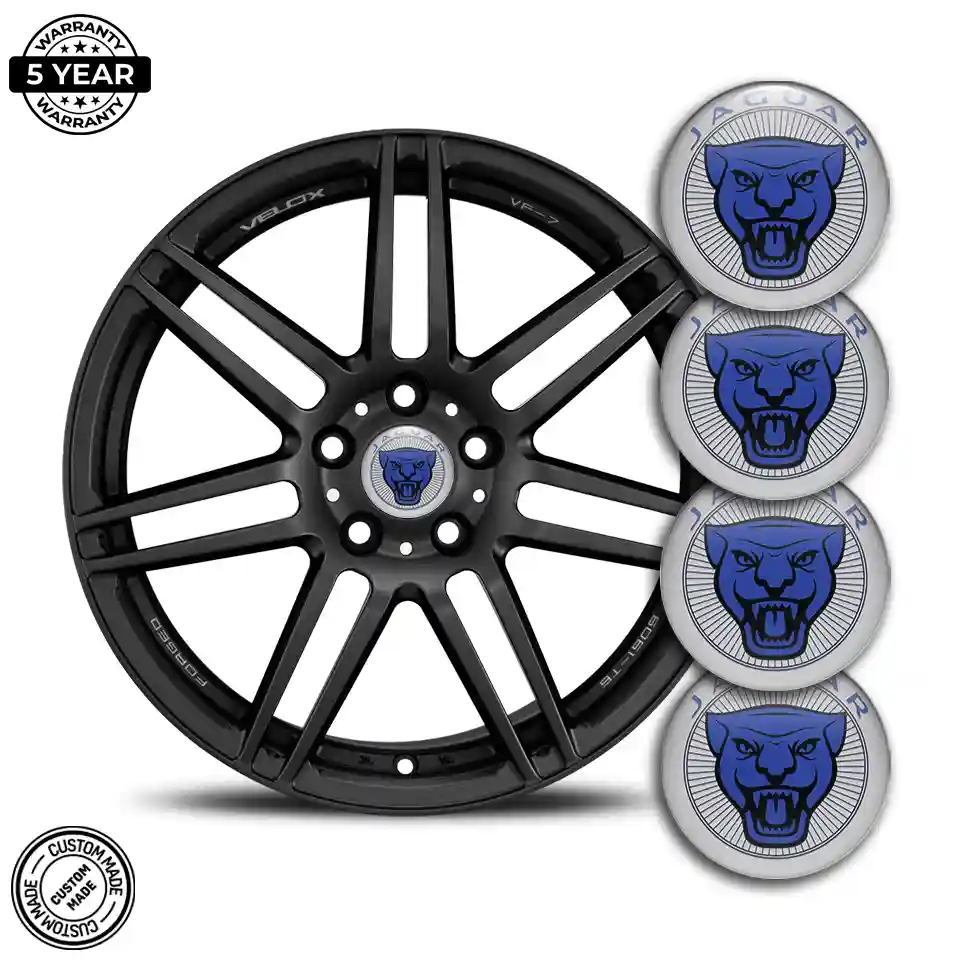 Jaguar Emblem Wheel Center Caps High Quality