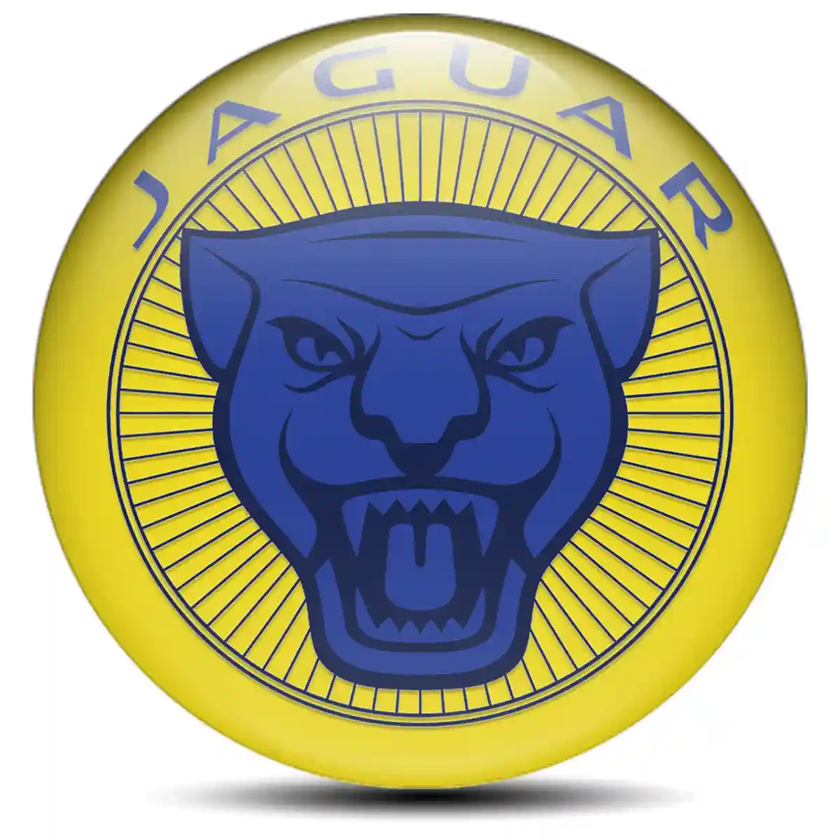 Jaguar Logo Silicone Badge Self-Adhesive High Quality