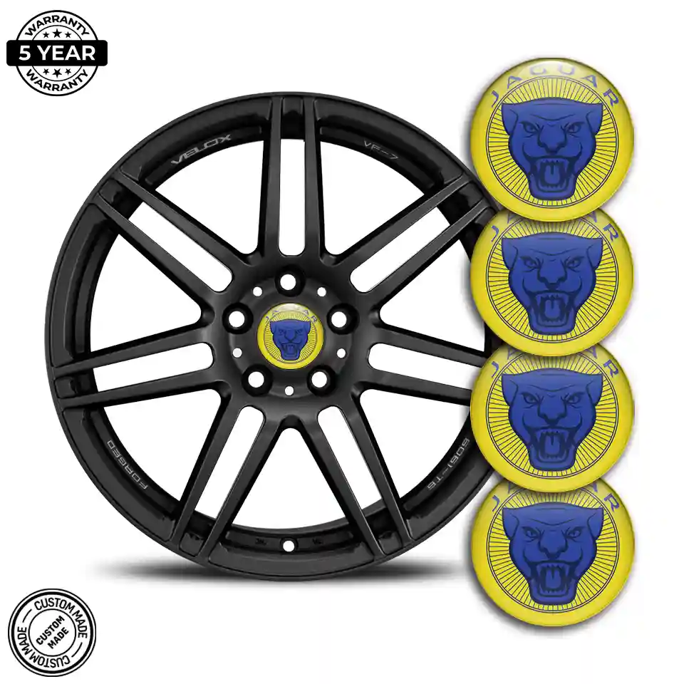 Jaguar Logo Silicone Badge Self-Adhesive High Quality