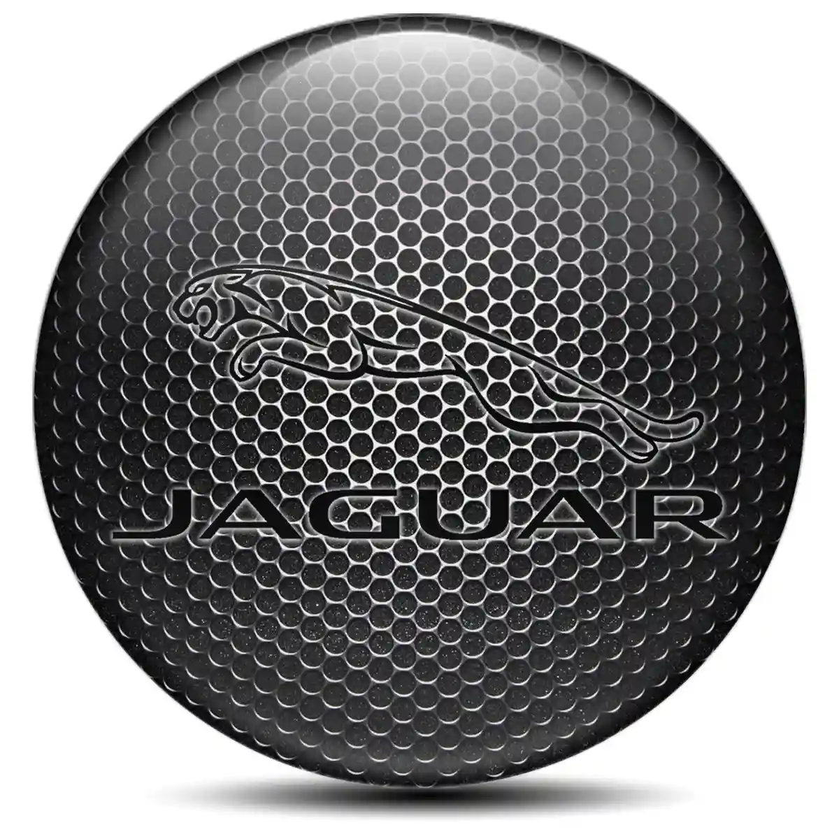 Jaguar Logo Silicone Emblem Self-Adhesive Premium Edition
