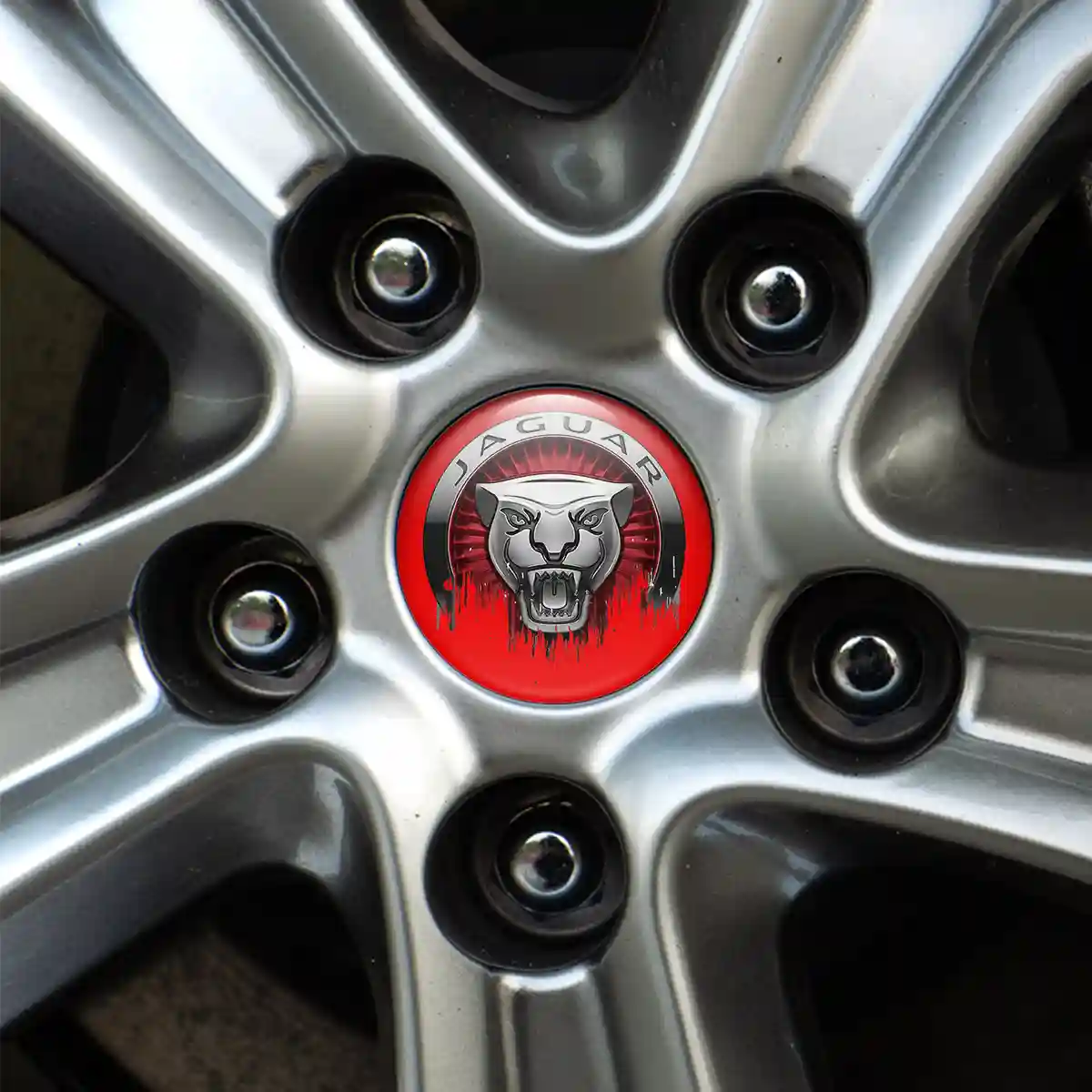 Jaguar Silicone Emblem Self-Adhesive Premium Edition