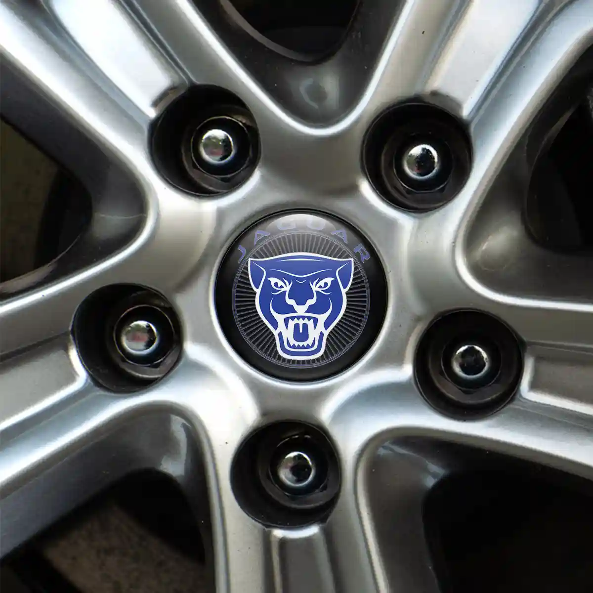 Jaguar Wheel Emblem Self-Adhesive Premium Quality