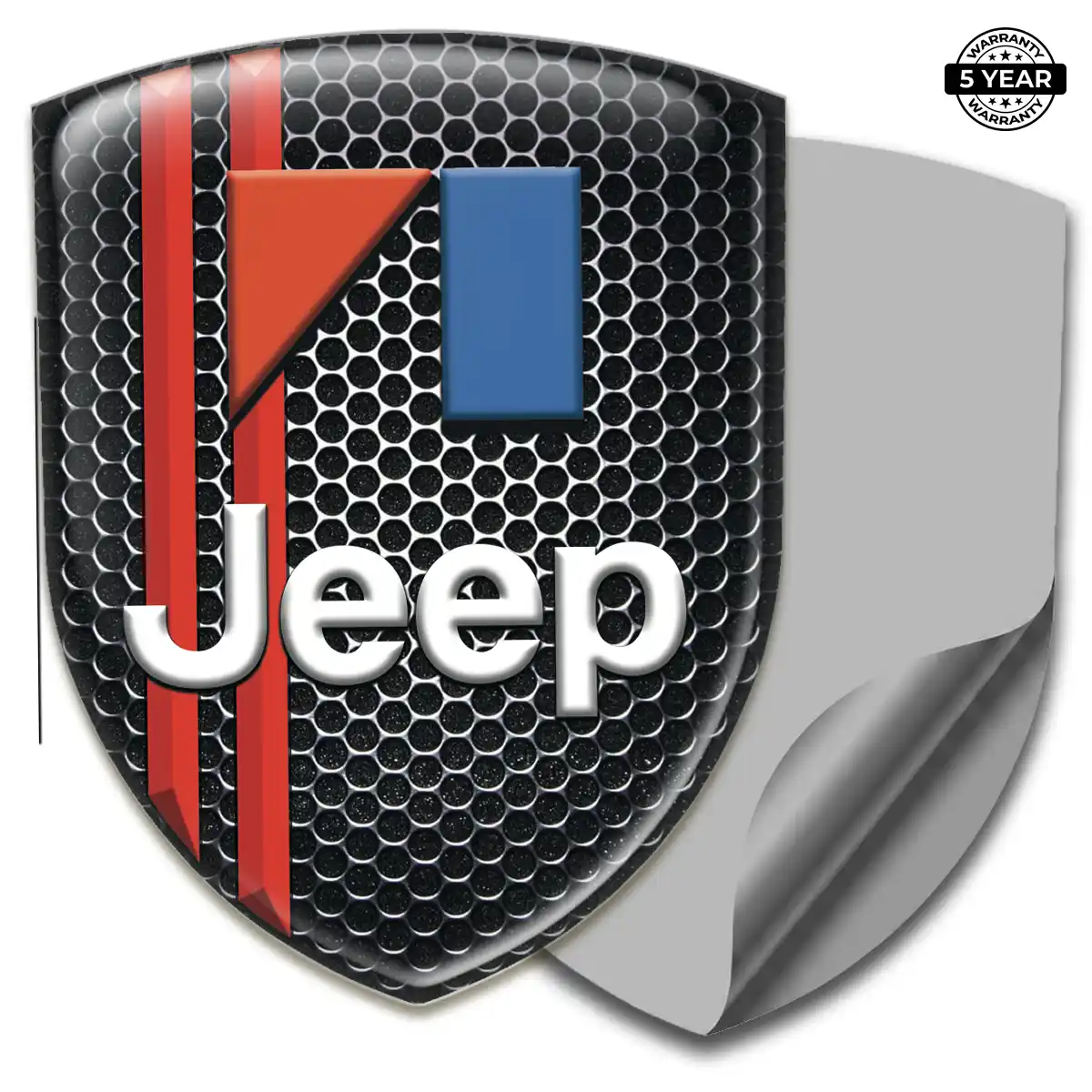 Jeep 3D Badge Sticker Elite Edition