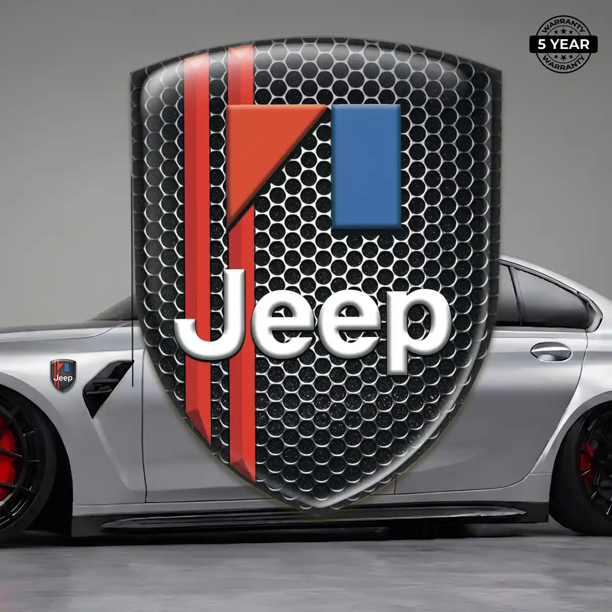 Jeep 3D Badge Sticker Elite Edition
