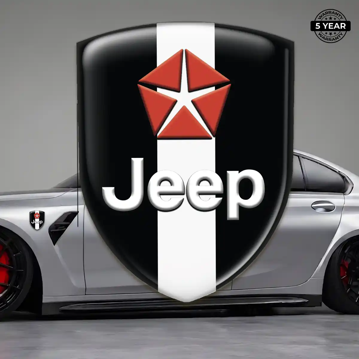 Jeep 3D Badge Sticker Exclusive Series