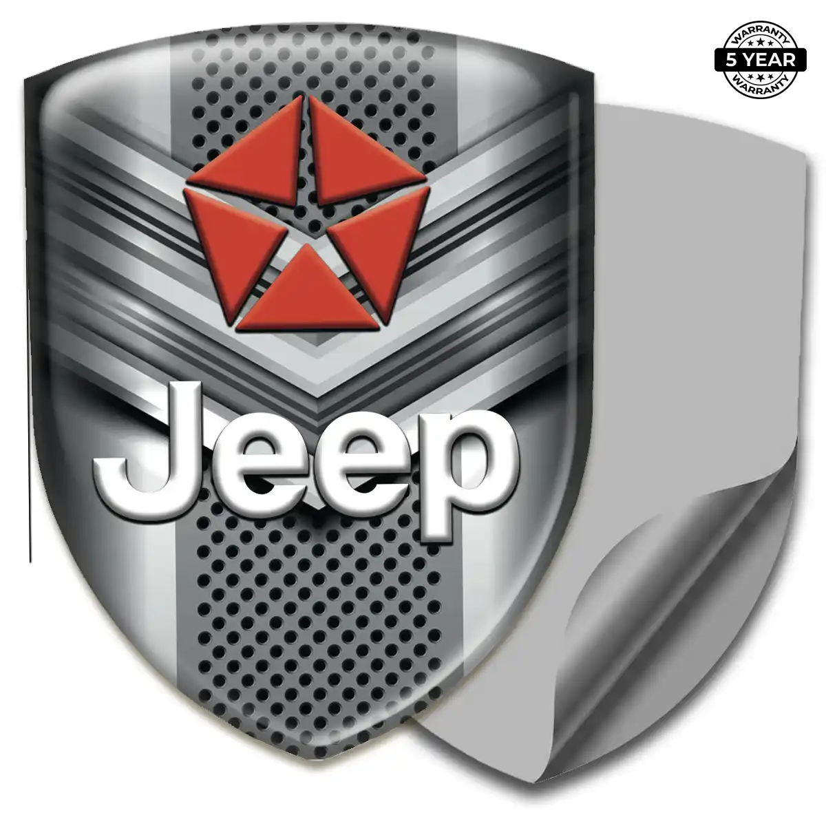 Jeep 3D Badge Sticker Exterior Luxe