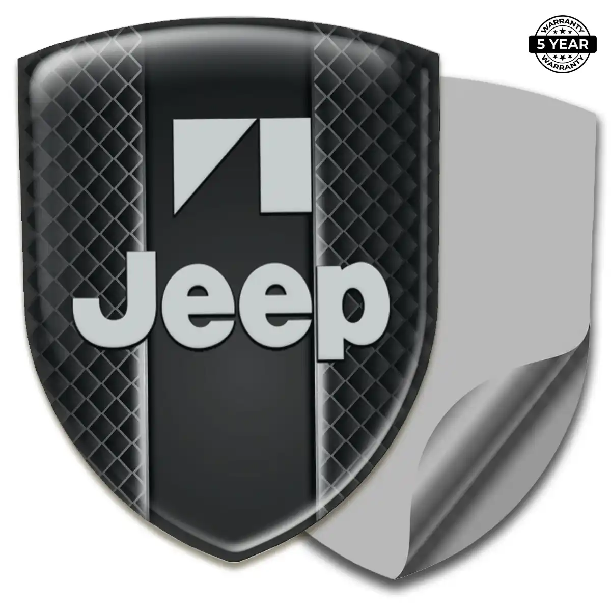 Jeep 3D Badge Sticker Interior Elegance
