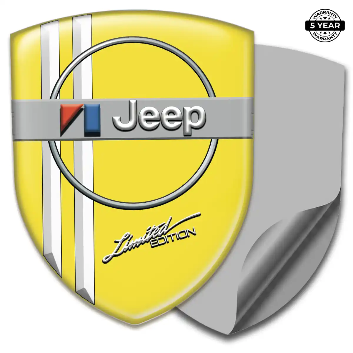 Jeep 3D Badge Sticker Interior Luxe