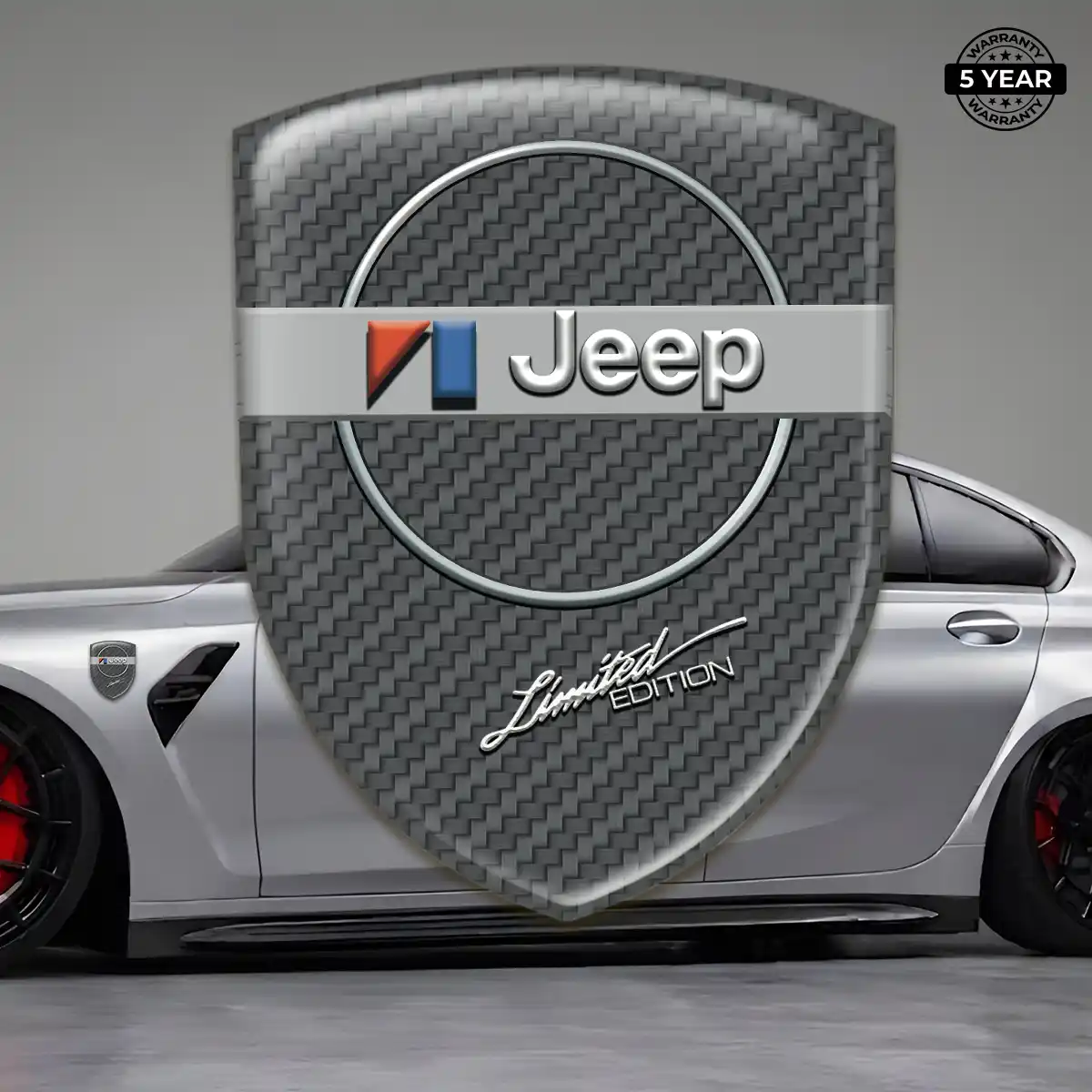 Jeep 3D Badge Sticker Noble Edition
