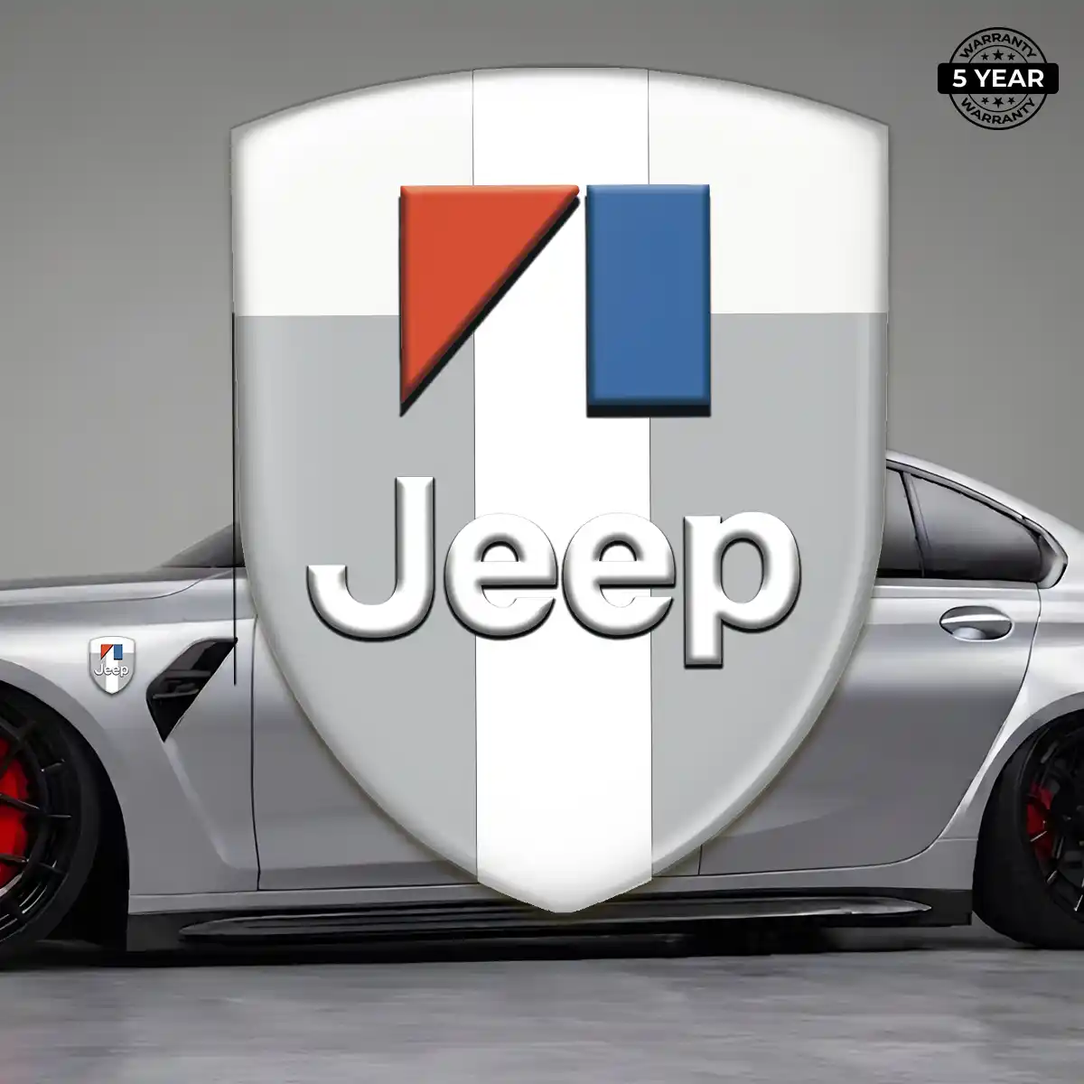 Jeep 3D Badge Sticker Opulent Line