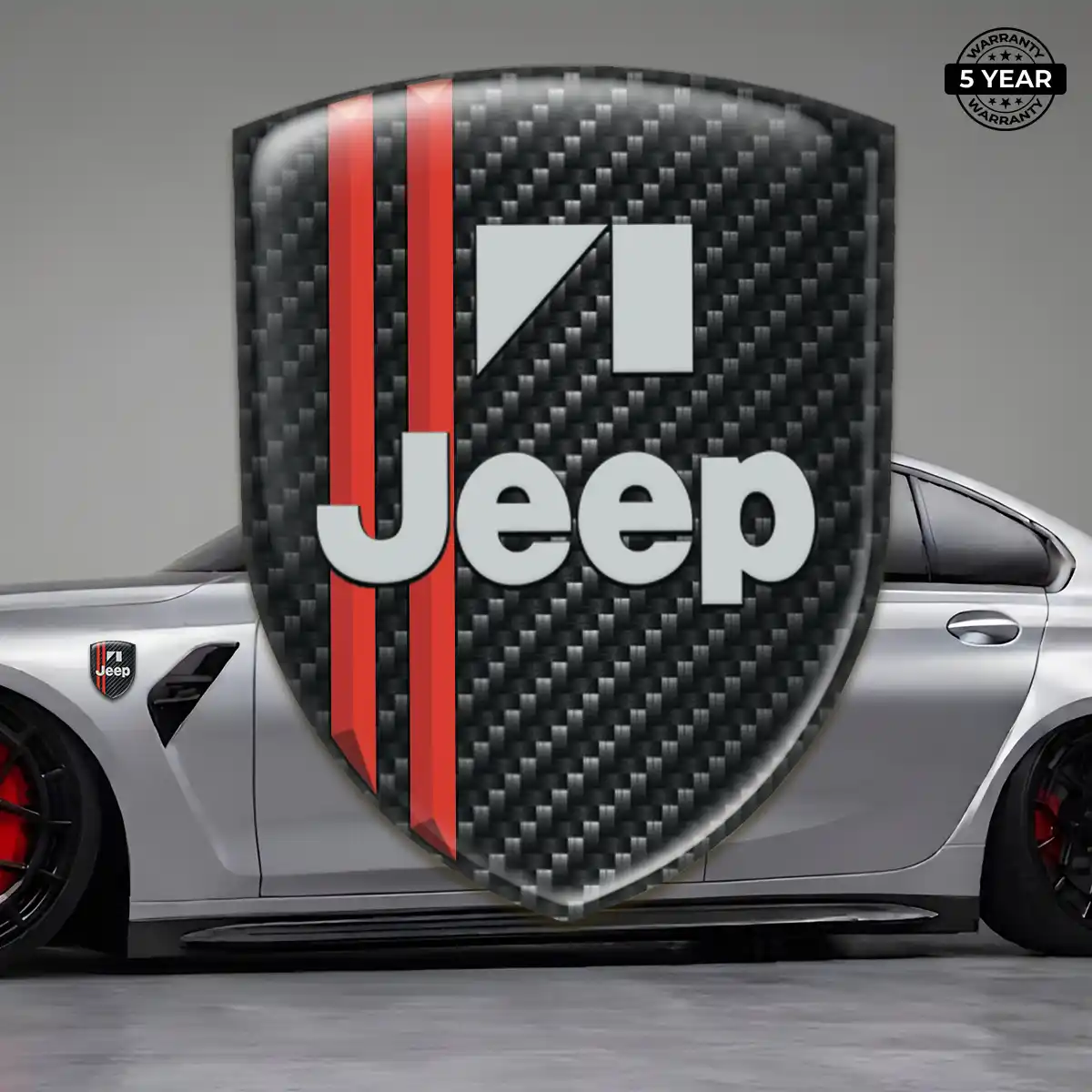Jeep 3D Badge Sticker Prestige Line