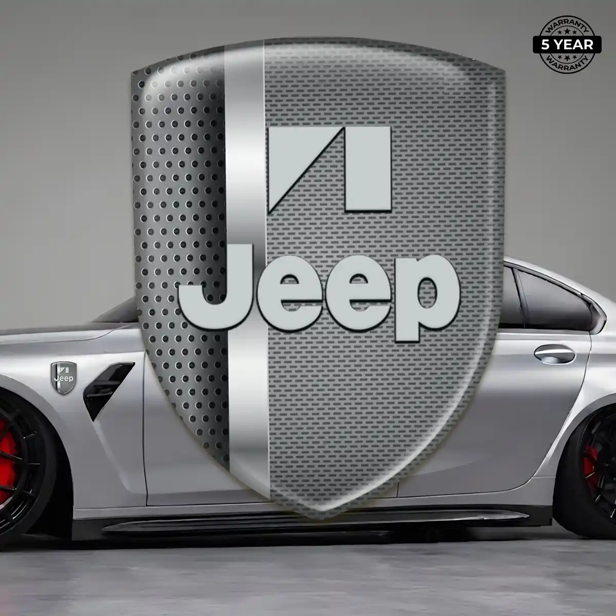 Jeep 3D Badge Sticker Superior Craft