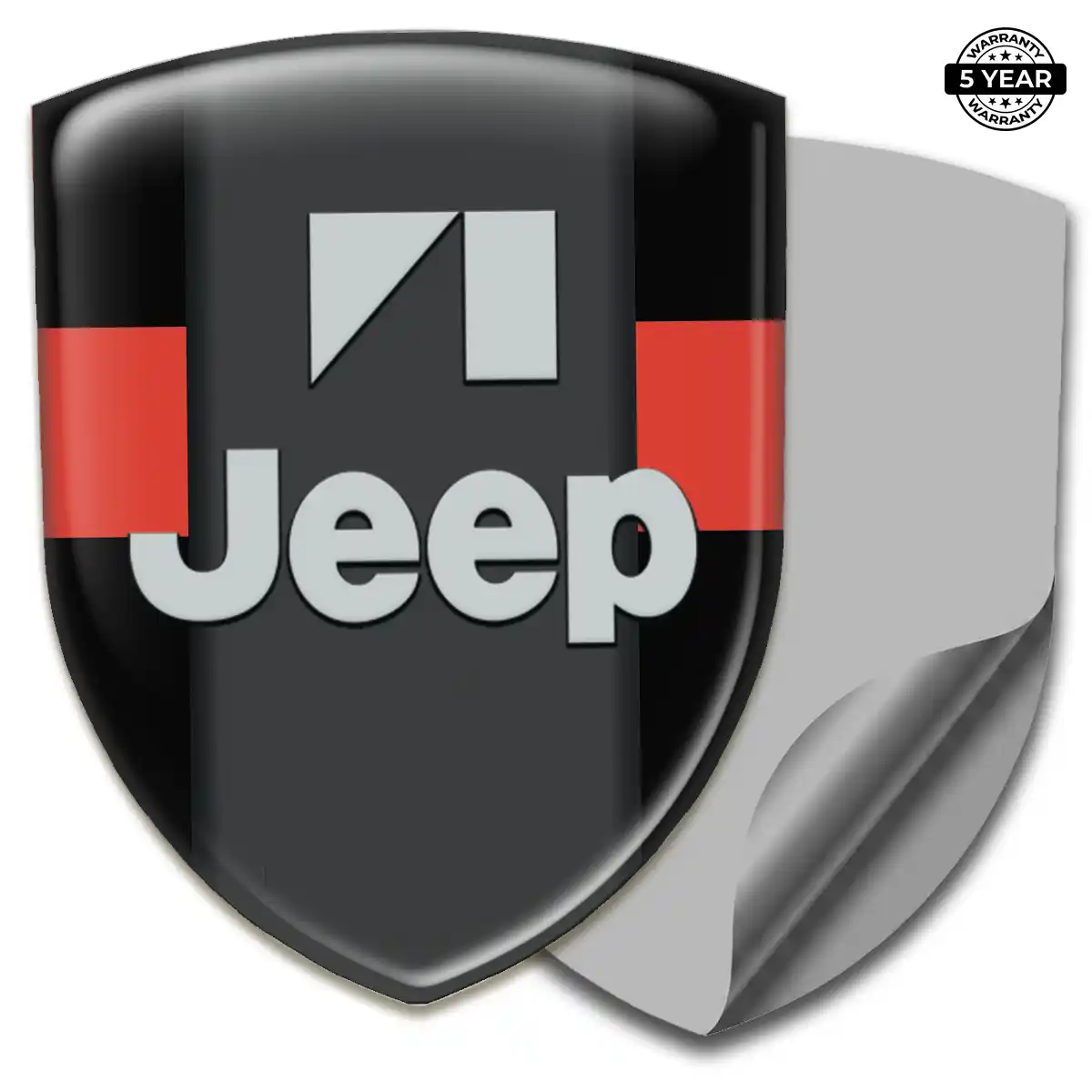 Jeep 3D Domed Sticker Cabin Style