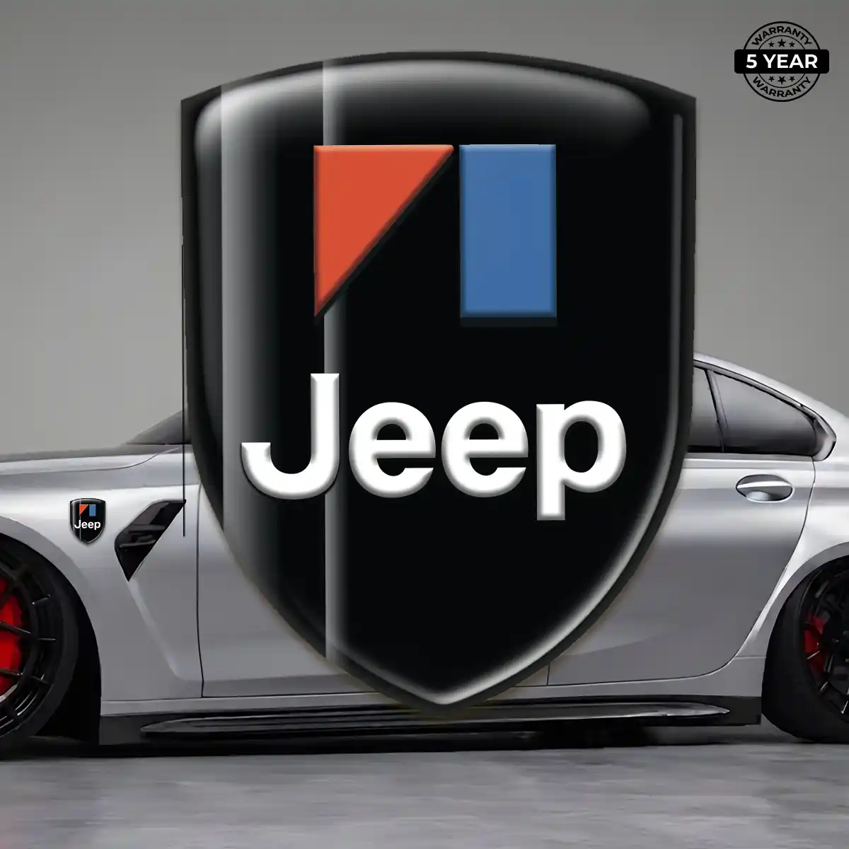 Jeep 3D Domed Sticker Deluxe Edition