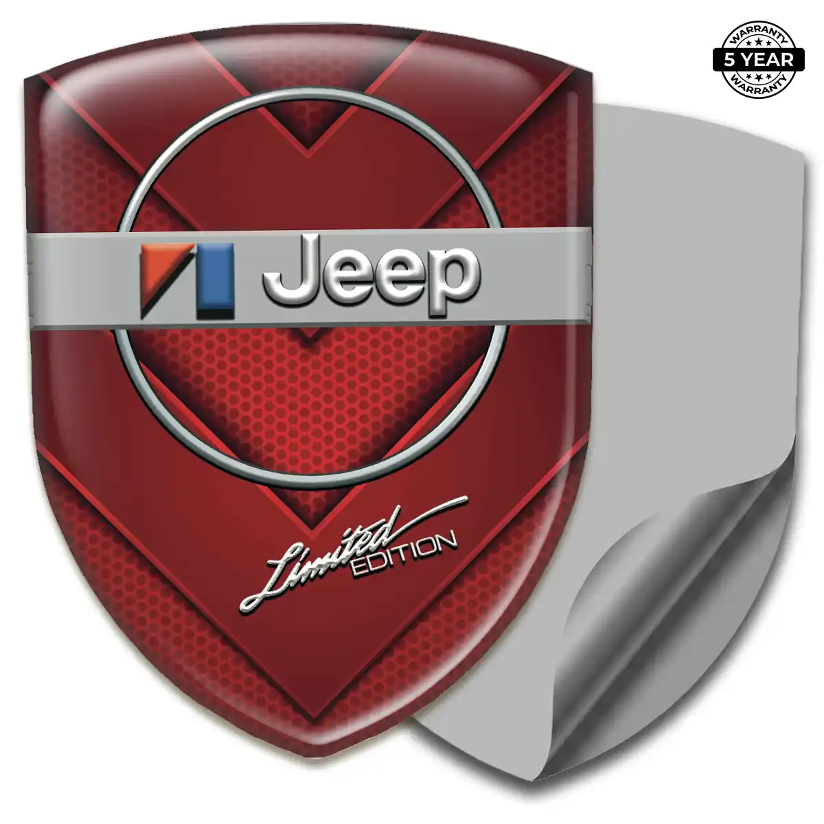 Jeep 3D Domed Sticker Elite Edition