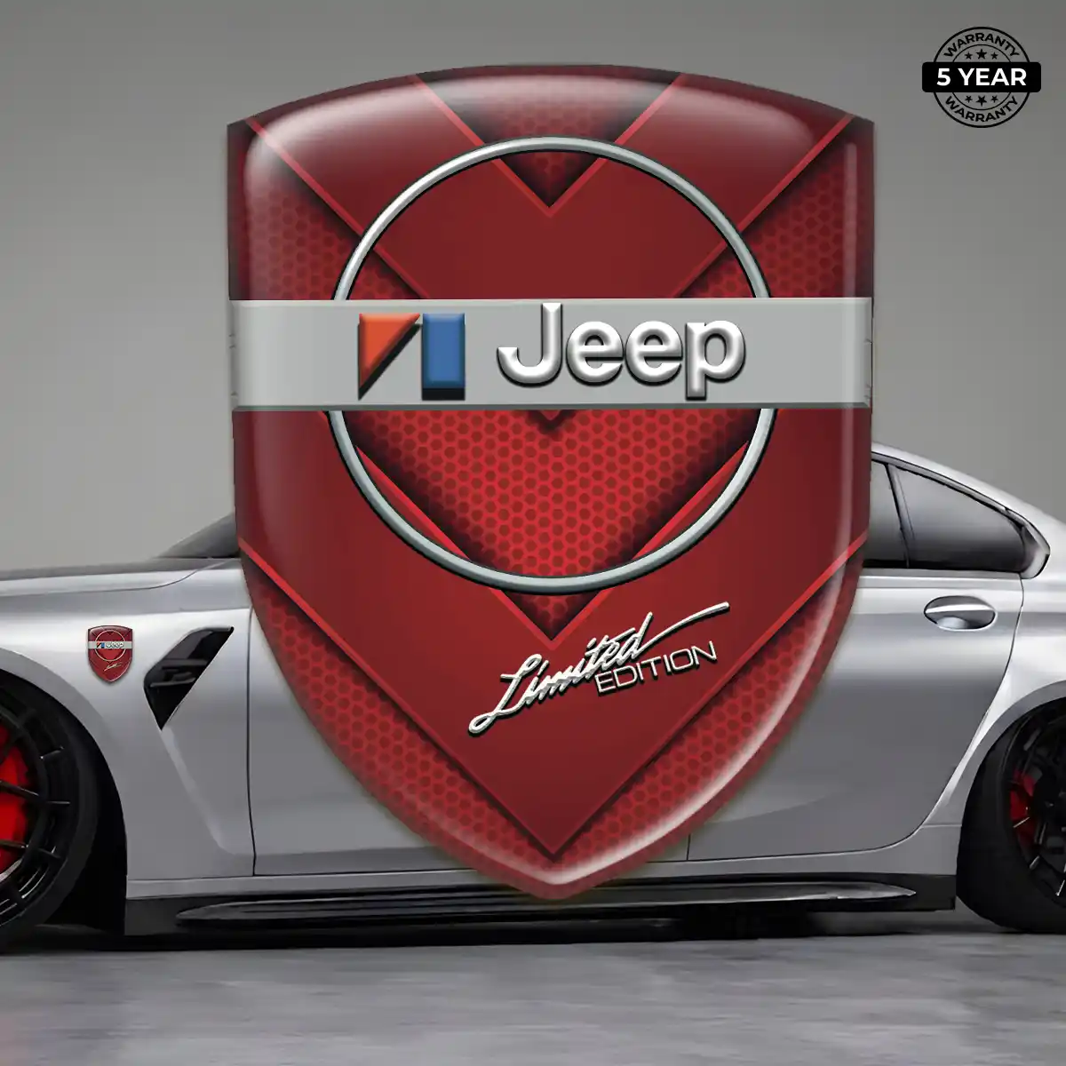 Jeep 3D Domed Sticker Elite Edition