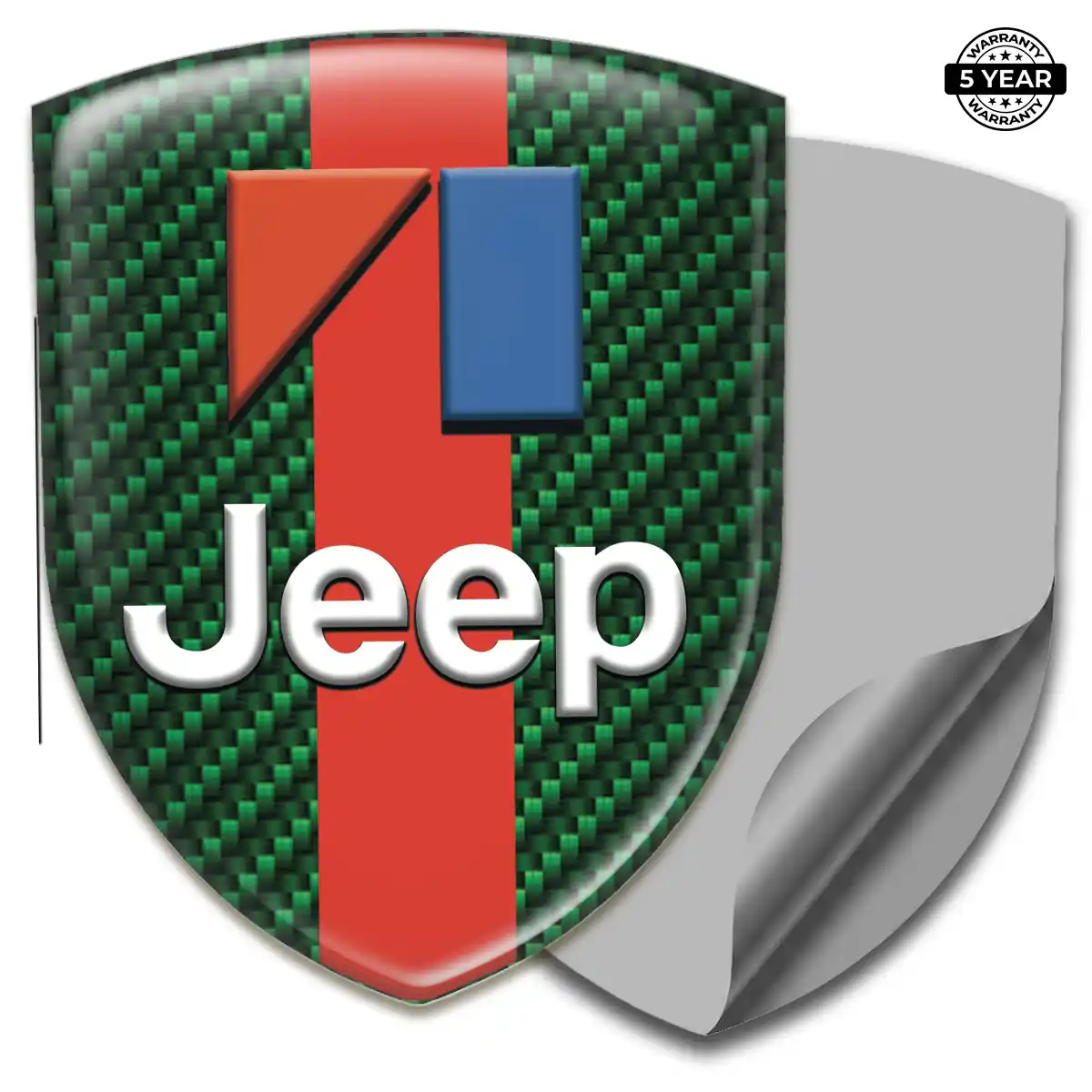 Jeep 3D Domed Sticker Exterior Luxe