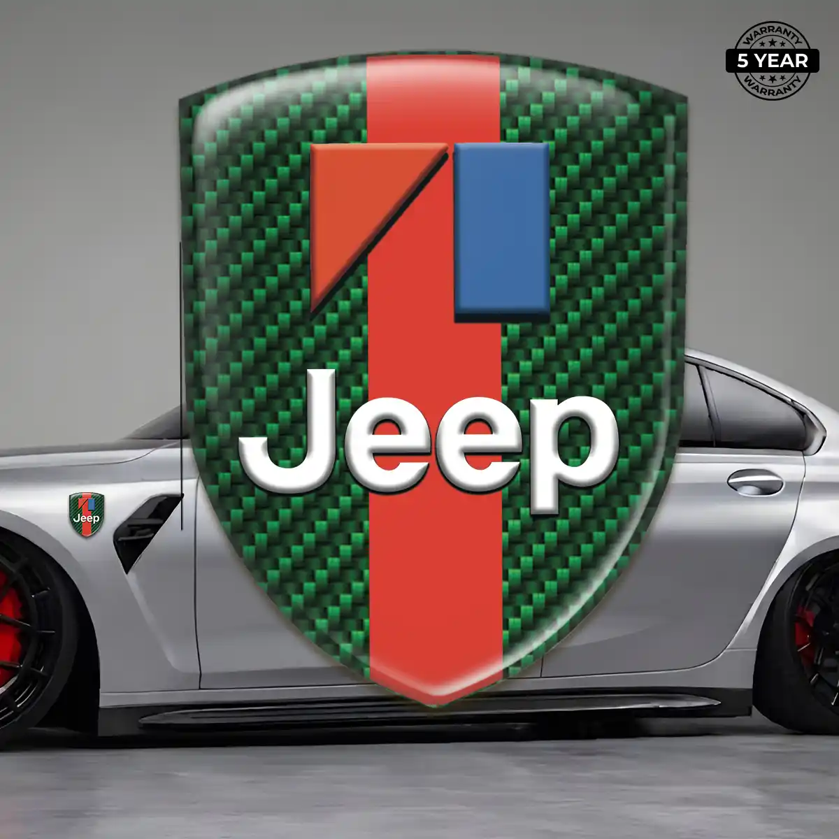 Jeep 3D Domed Sticker Exterior Luxe