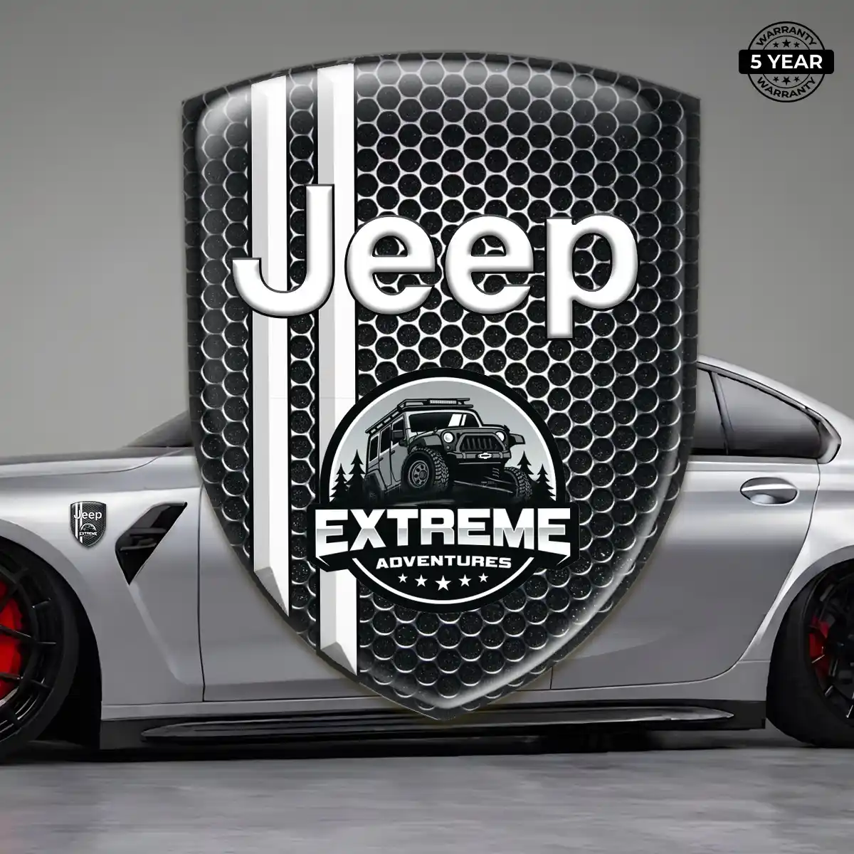 Jeep 3D Domed Sticker Noble Edition
