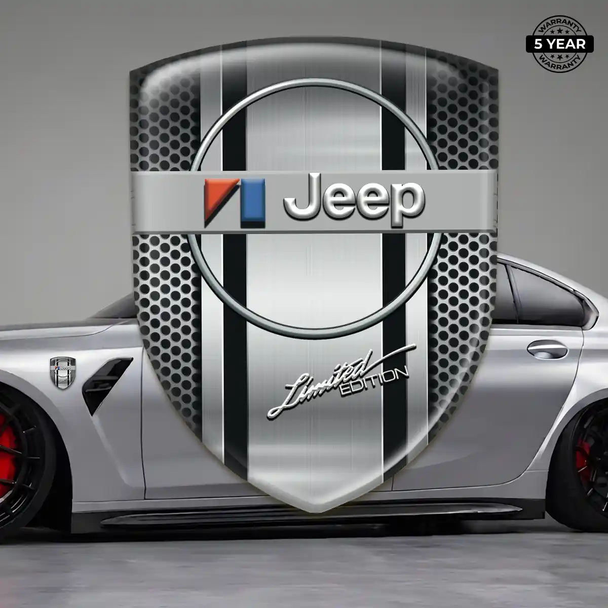 Jeep 3D Domed Sticker Opulent Line