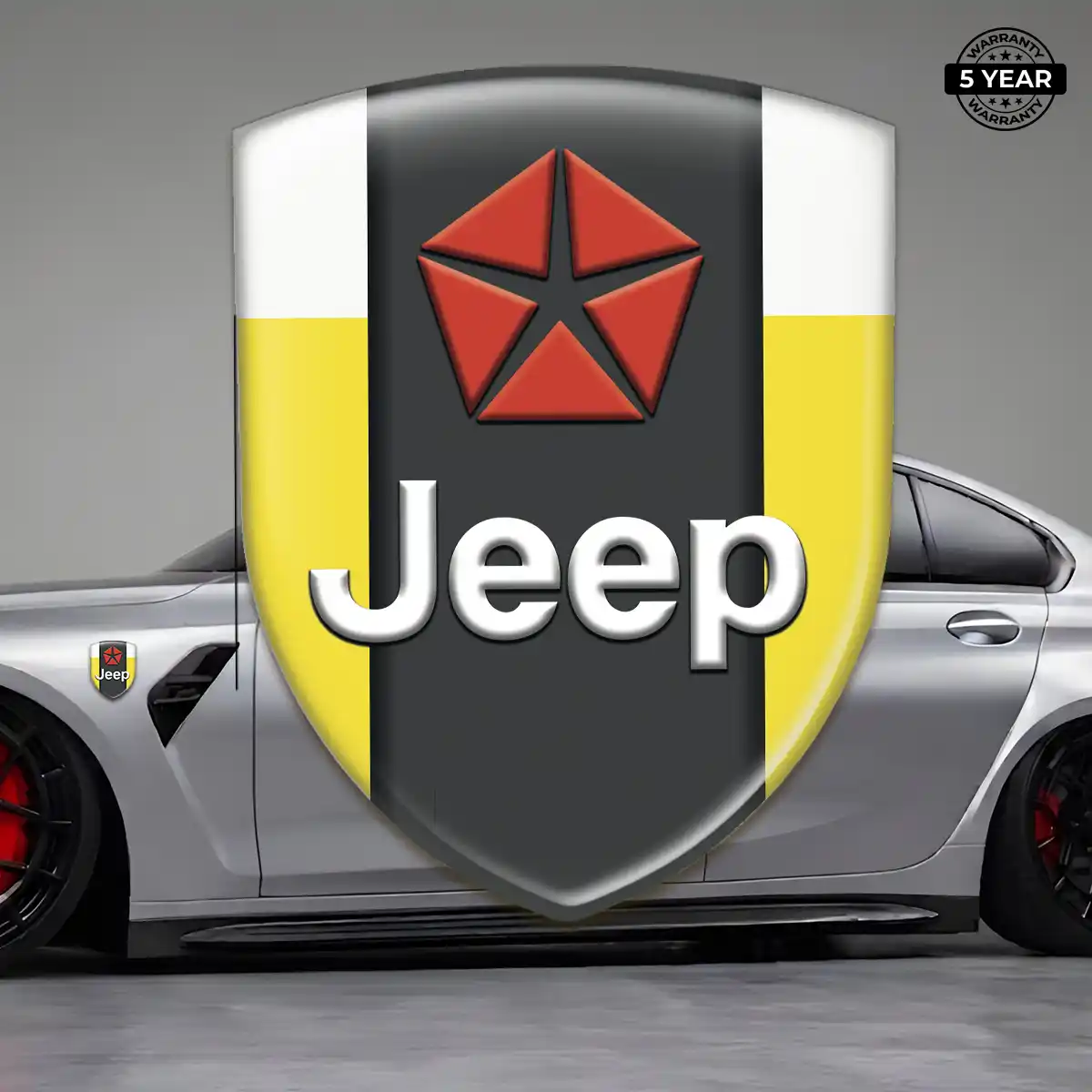 Jeep 3D Domed Sticker Outer Style