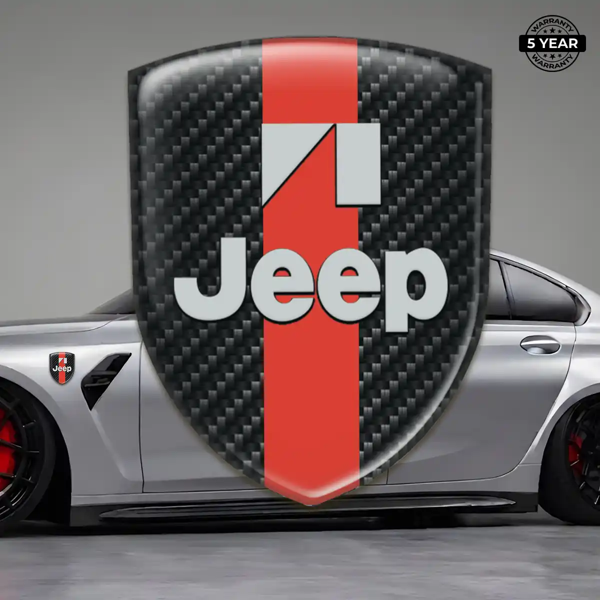 Jeep 3D Domed Sticker Prestige Line