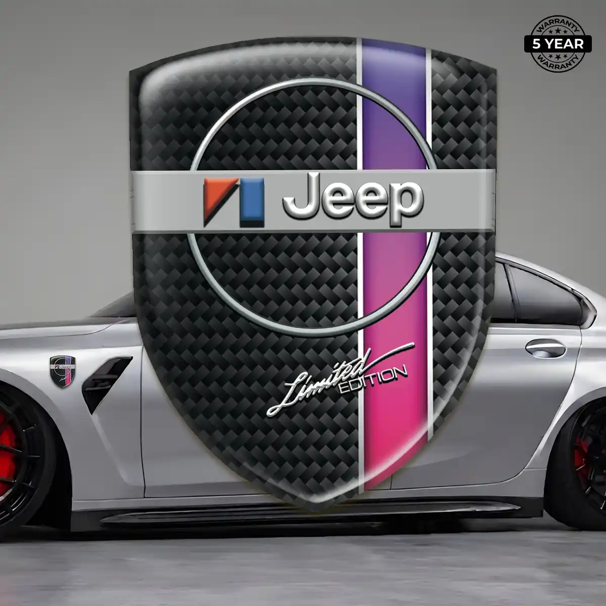 Jeep 3D Domed Sticker Resin Elite