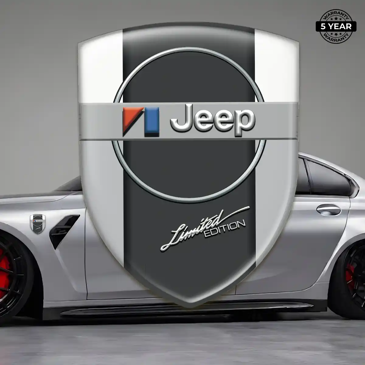 Jeep 3D Domed Sticker Signature Grade
