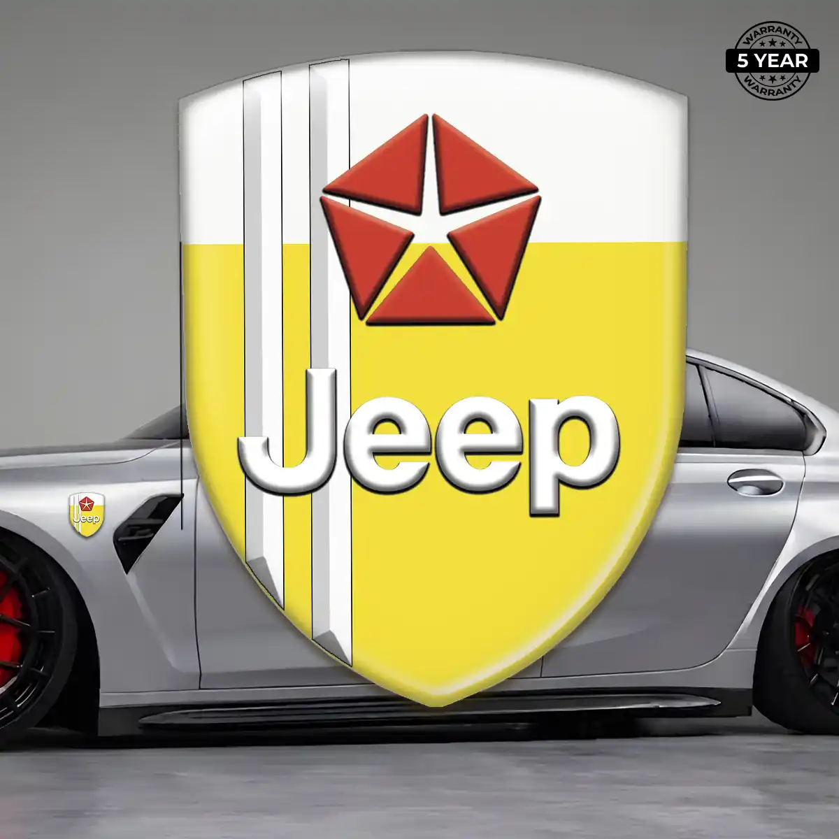 Jeep 3D Domed Sticker Superior Craft