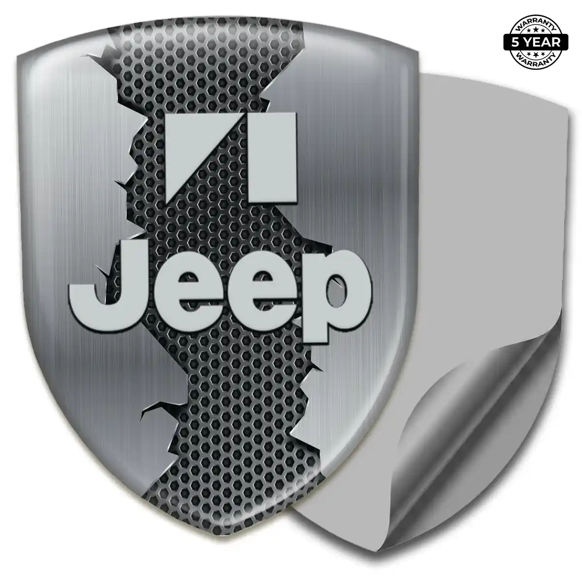 Jeep 3D Emblem Sticker Elite Edition