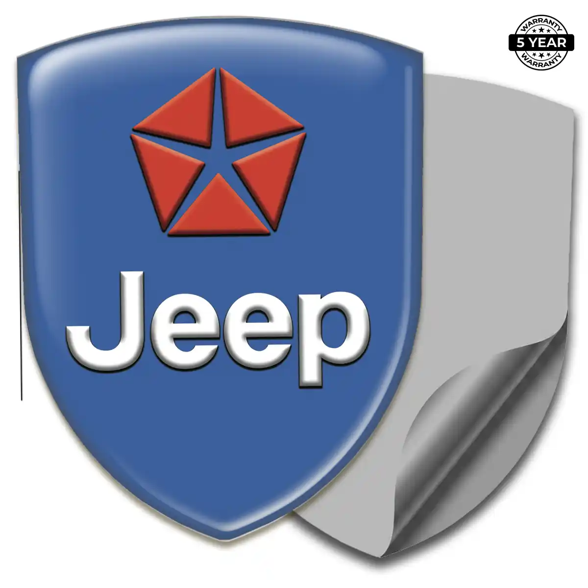 Jeep 3D Emblem Sticker Exclusive Series