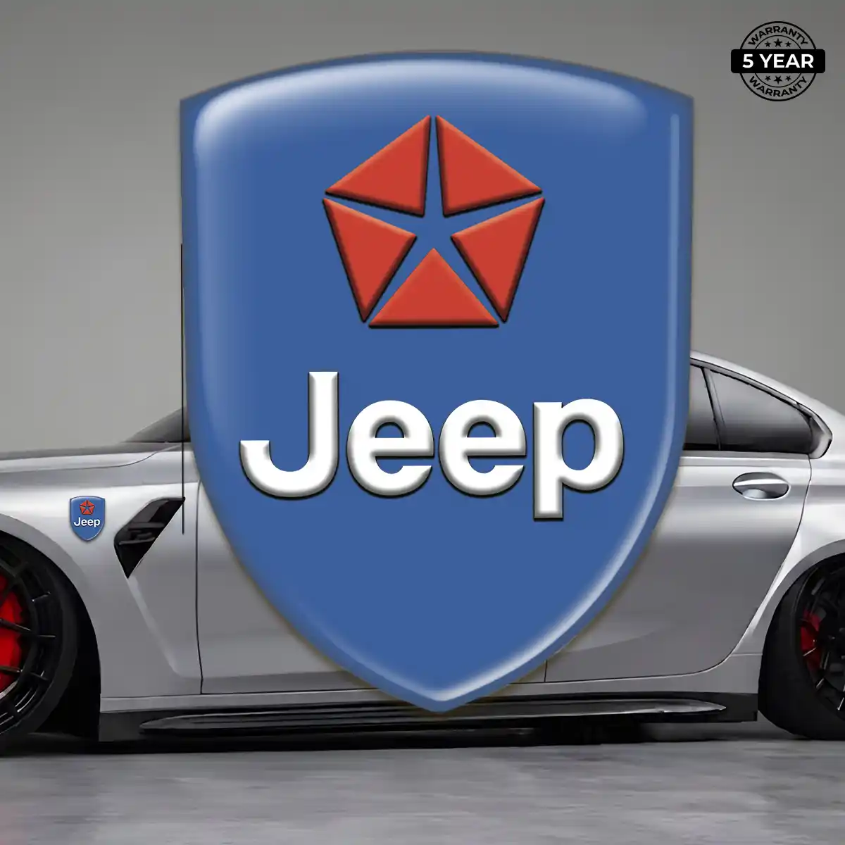 Jeep 3D Emblem Sticker Exclusive Series