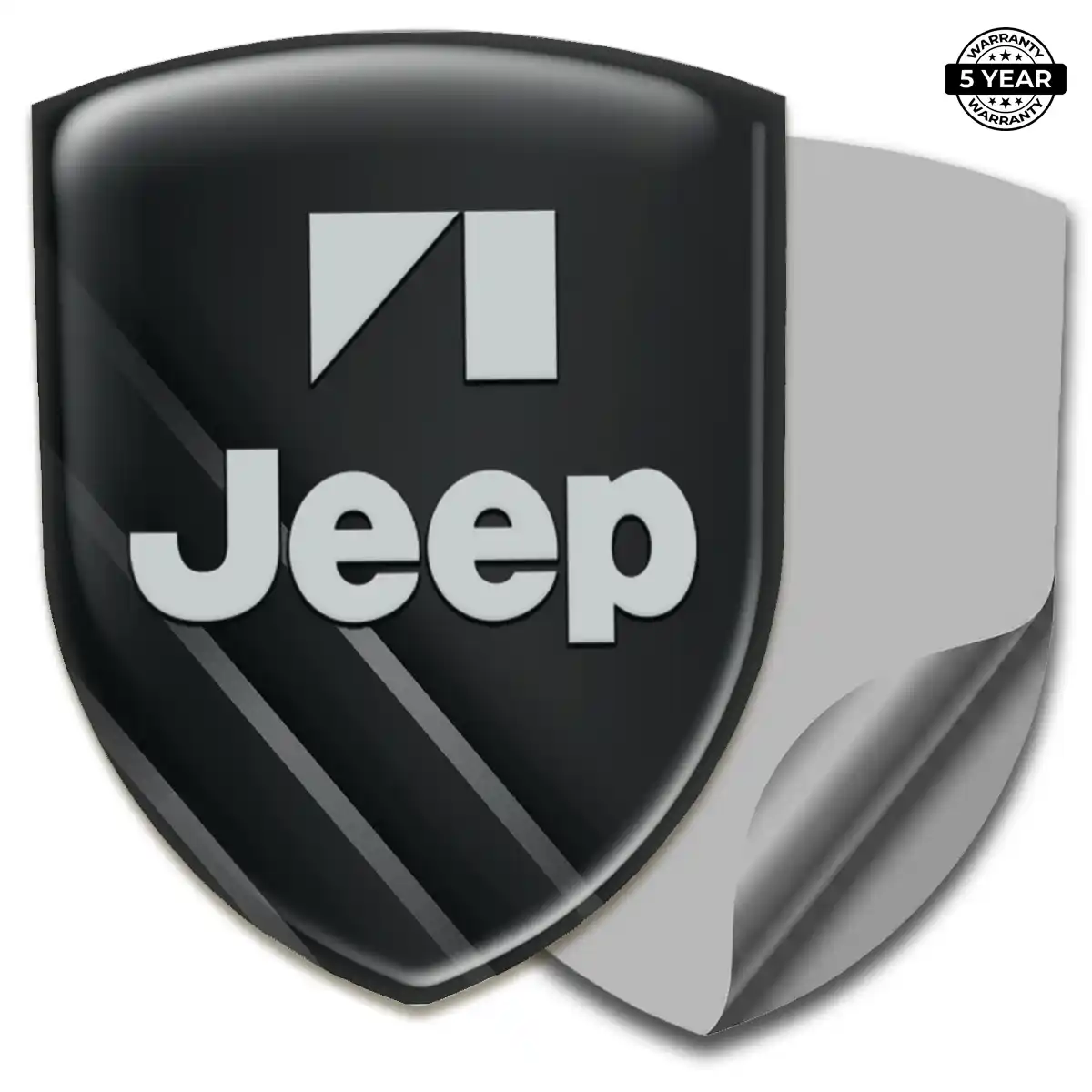 Jeep 3D Emblem Sticker Exterior Luxe