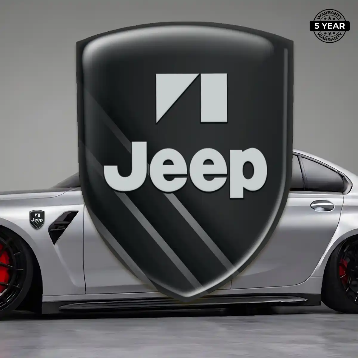 Jeep 3D Emblem Sticker Exterior Luxe
