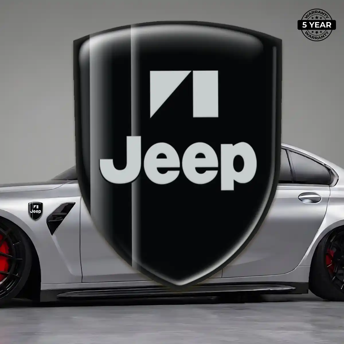 Jeep 3D Emblem Sticker Opulent Line