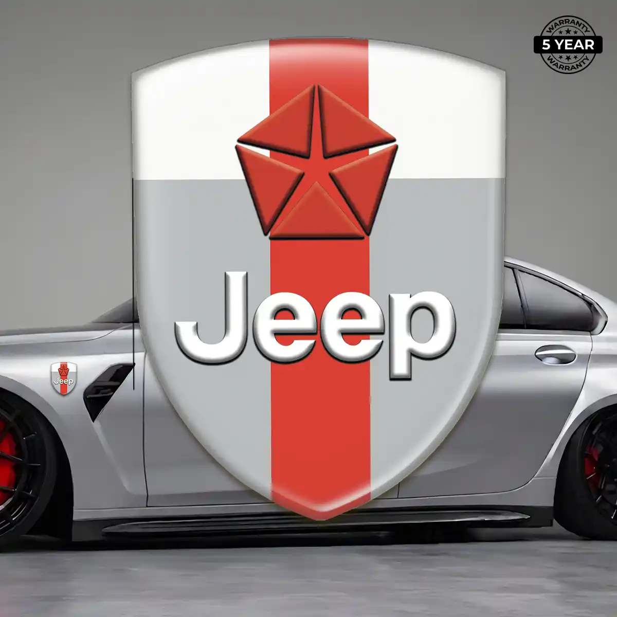 Jeep 3D Emblem Sticker Prestige Line