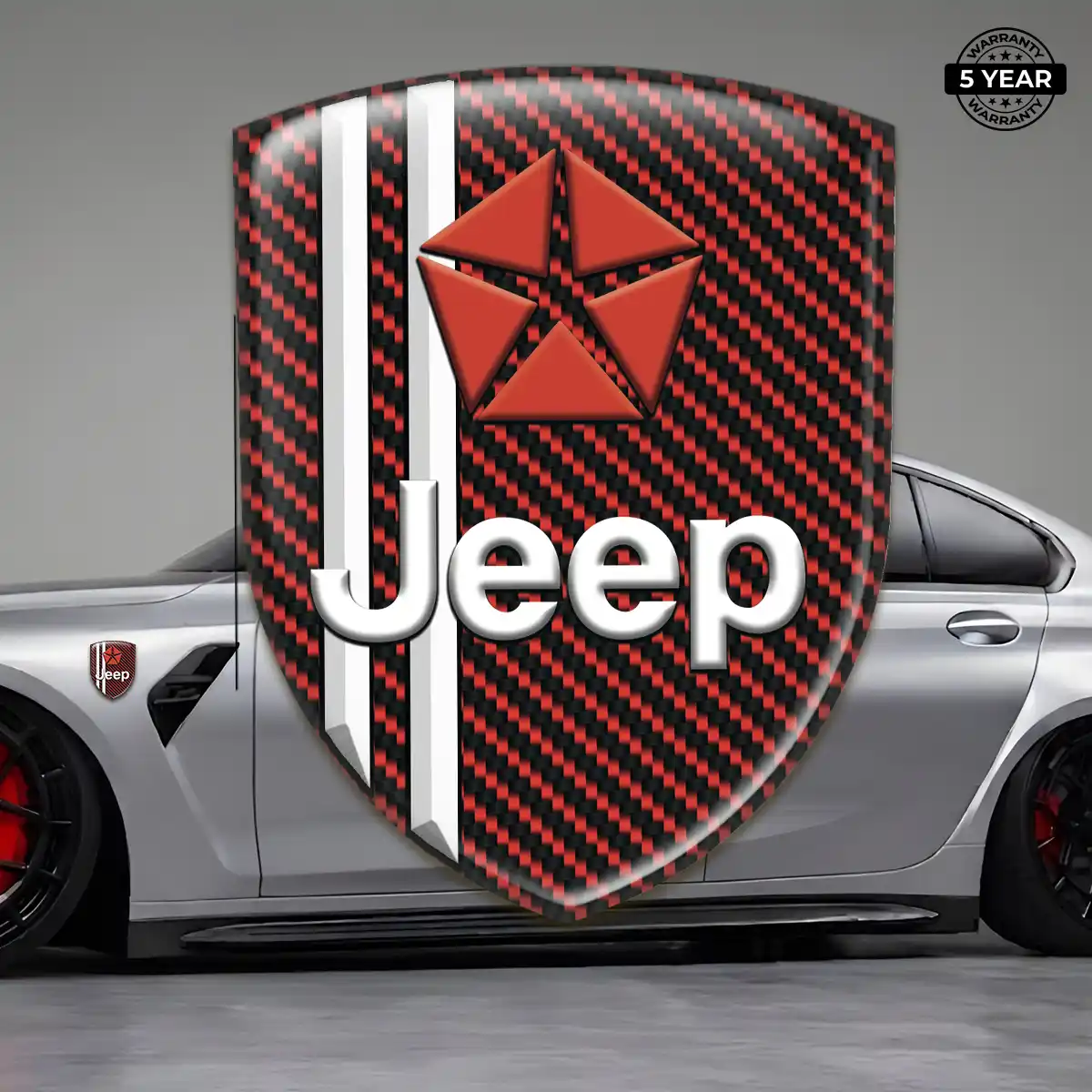 Jeep 3D Gel Sticker Cabin Style