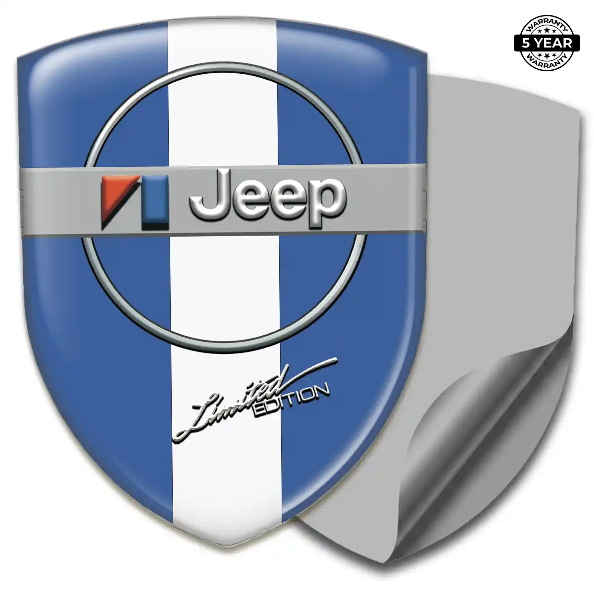 Jeep 3D Gel Sticker Deluxe Edition