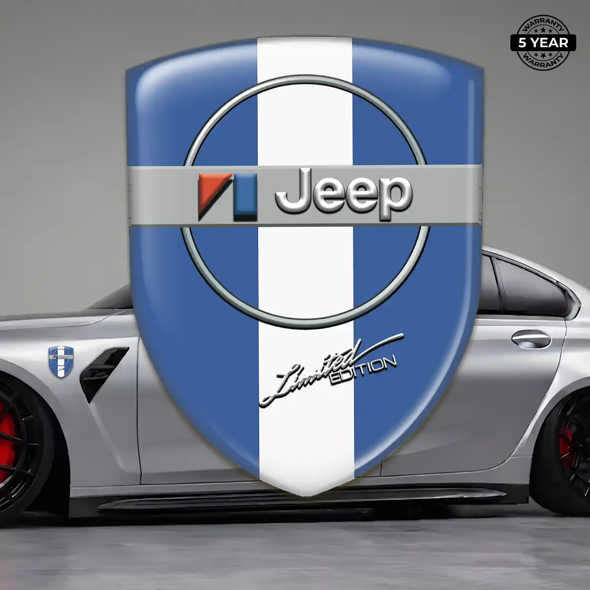 Jeep 3D Gel Sticker Deluxe Edition