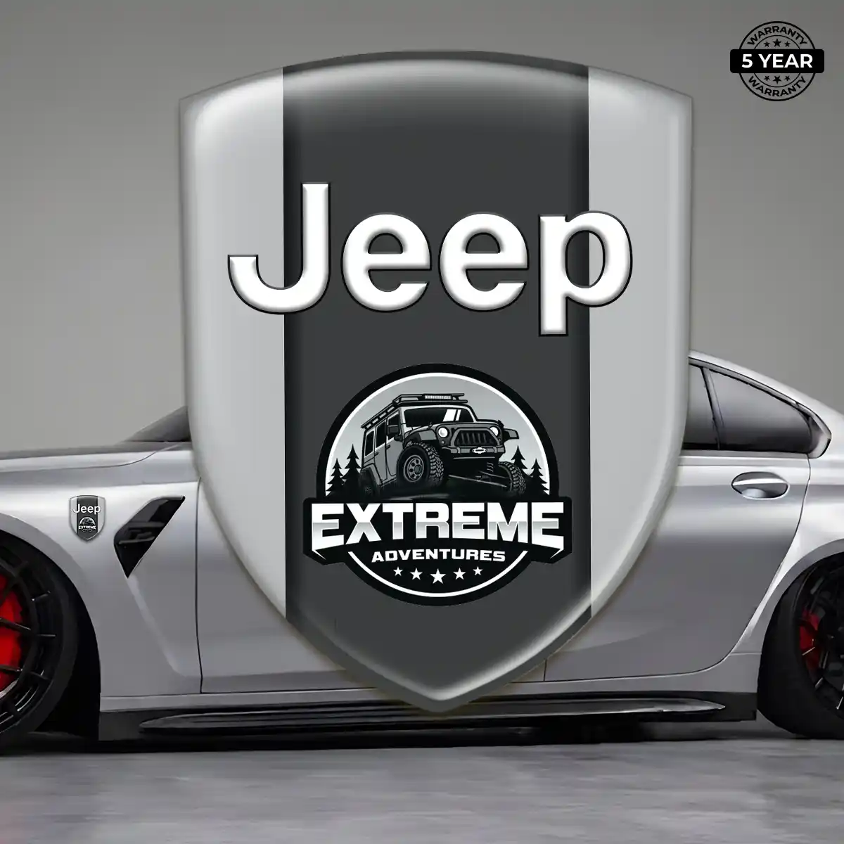 Jeep 3D Gel Sticker Elite Finish