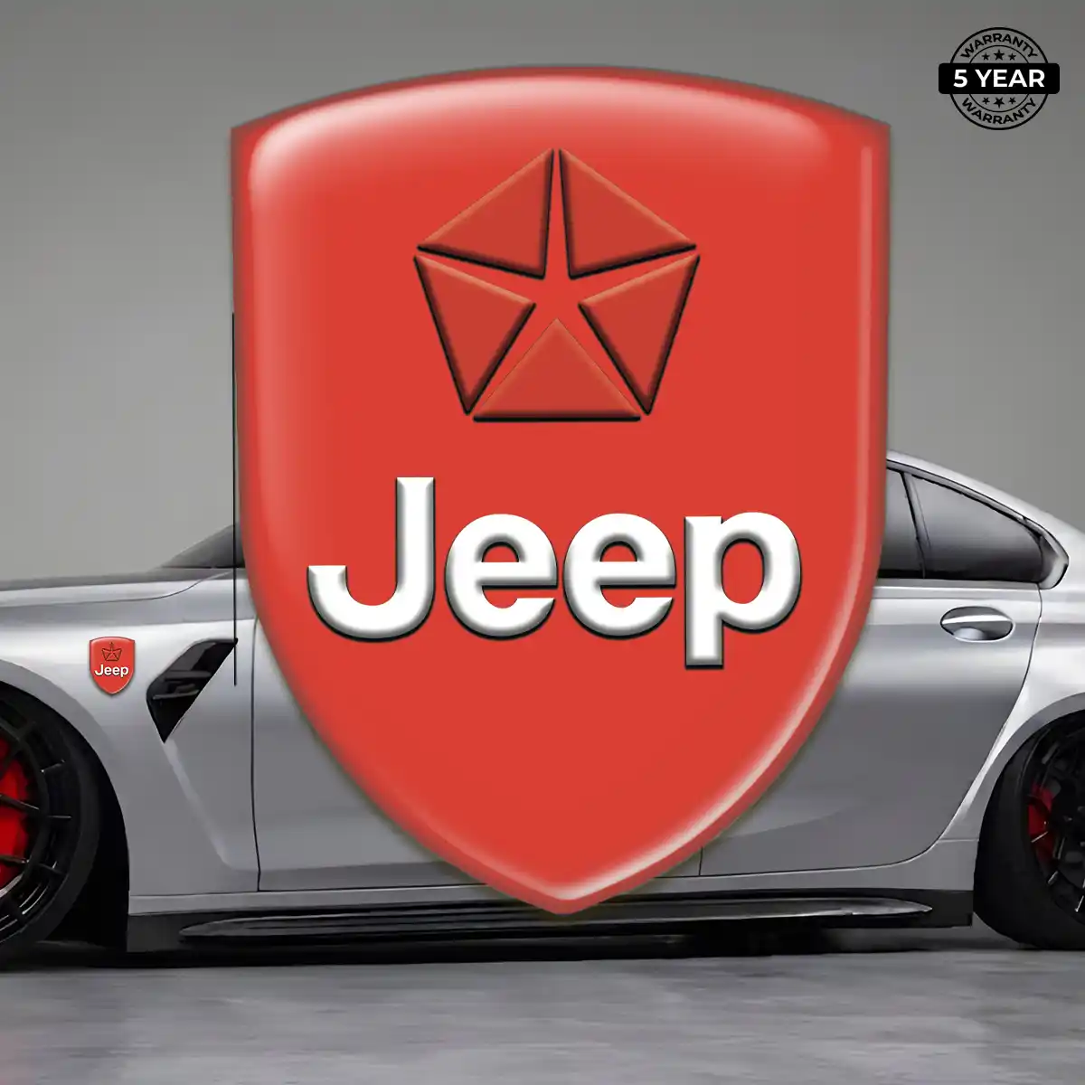 Jeep 3D Gel Sticker Exclusive Series