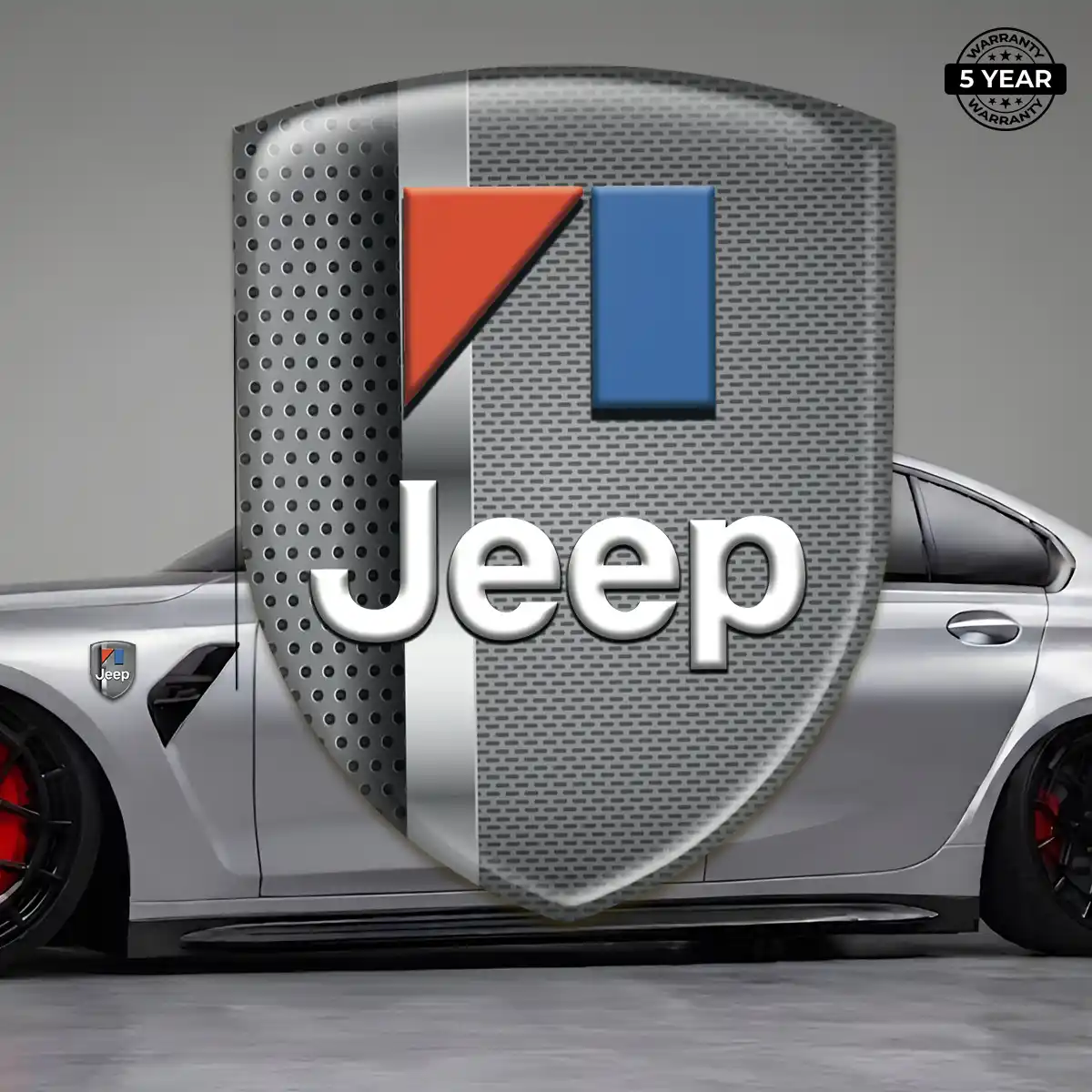 Jeep 3D Gel Sticker Exterior Luxe