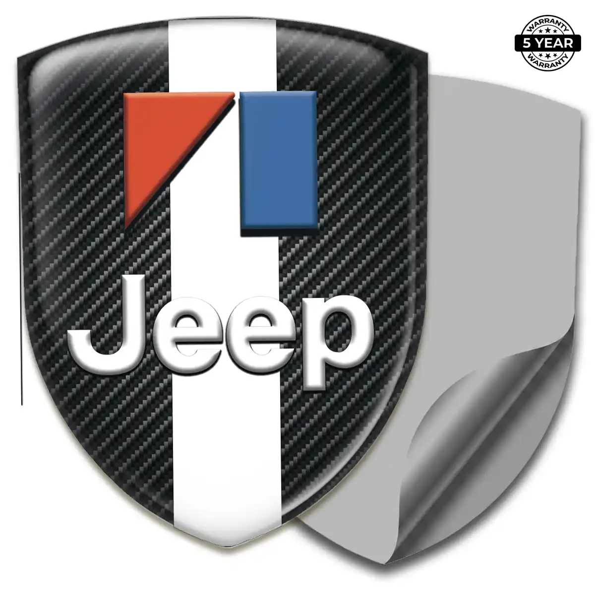 Jeep 3D Gel Sticker Interior Elegance