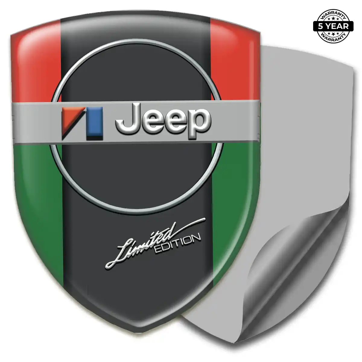 Jeep 3D Gel Sticker Outer Style
